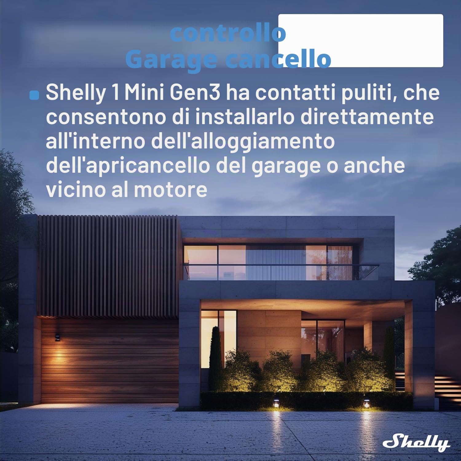 Shelly 1 Mini Gen 3 | Confezione da 4 | WiFi e Bluetooth Smart Switch 1 canale 8A | Domestico | Compatibile con Alexa e Google Home | App iOS/Android | Contatti asciutti