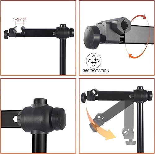 Miniatura 5 de Soporte de reparación de bicicletas, soporte de mantenimiento de bicicleta plegable de aleación de aluminio, soporte de mecánica de reparación de