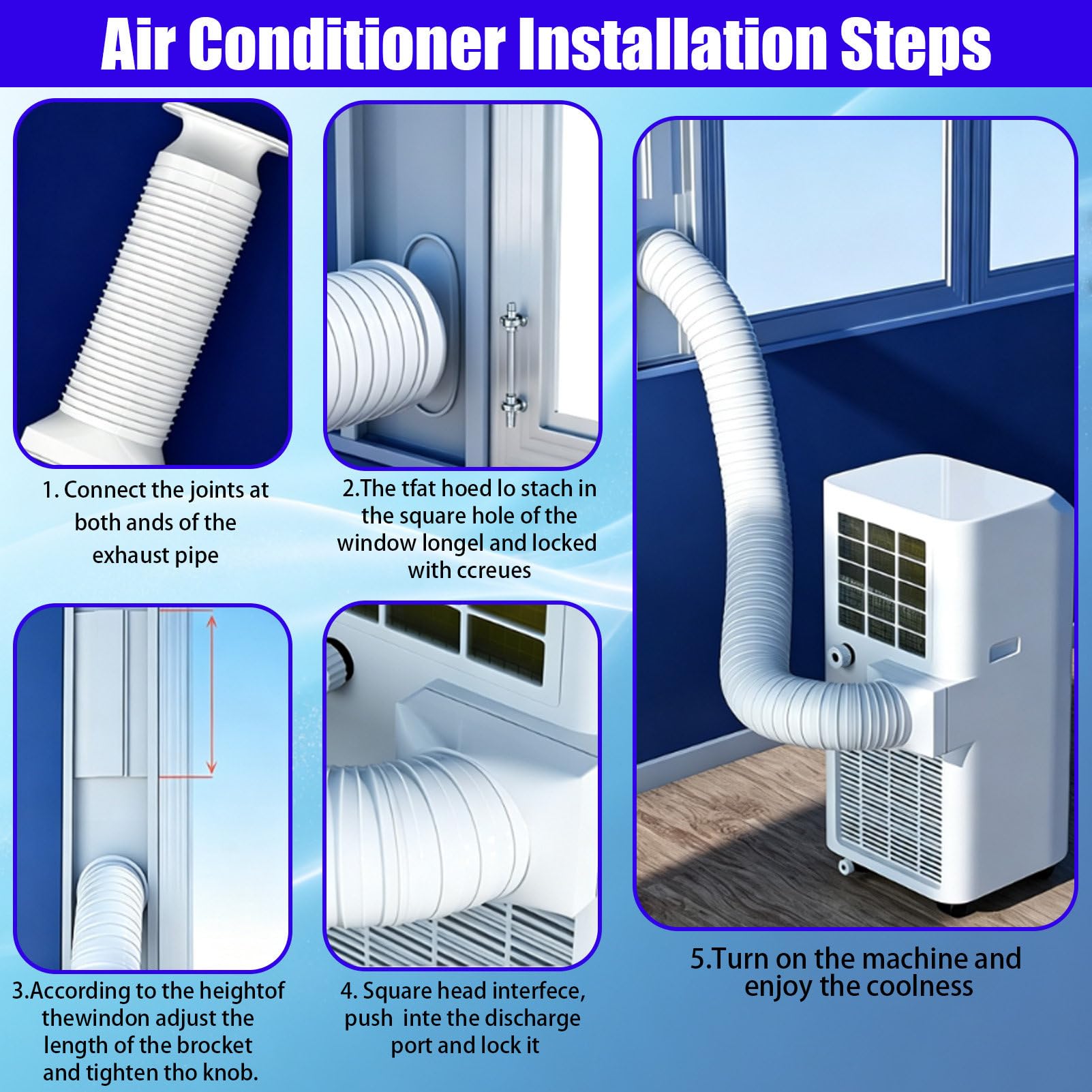 Refrigerador Y Deshumidificador 3 En 1 para Habitaciones De hasta 28 M², Unidad De Aire Acondicionado PortáTil De 12 000 Btu, Temporizador De 24 Horas, Mando A Distancia