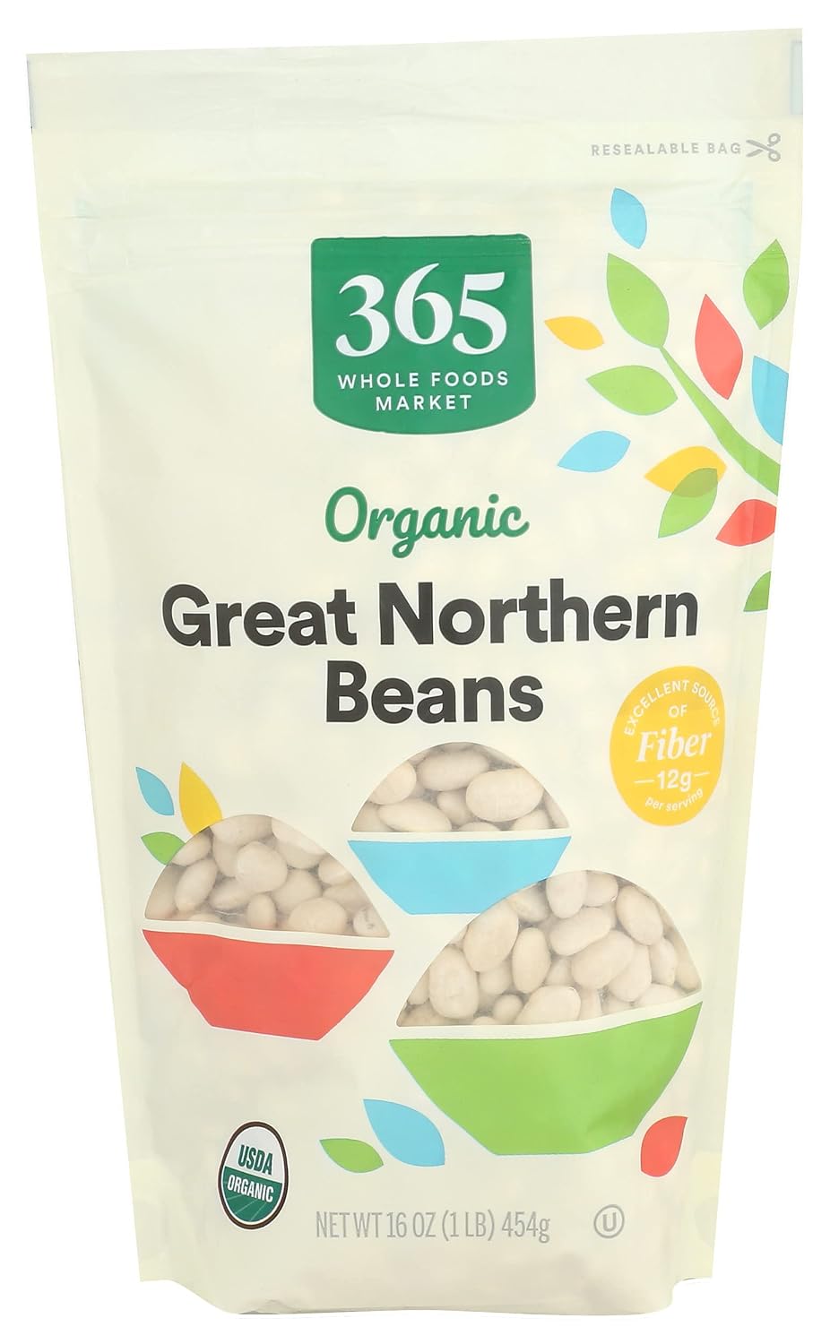 365 by Whole Foods Market, Beans Great Northern Organic, 16 Ounce