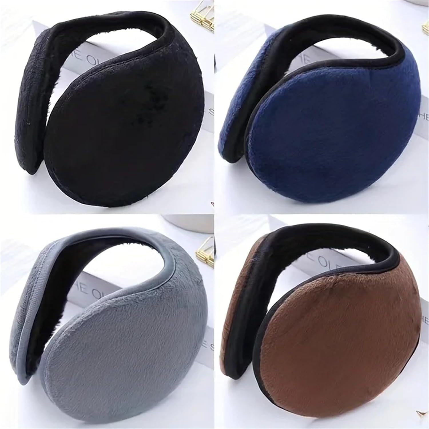 Ear Muffs Earmuffs 1Pcs Autumn And Winter To Keep Warm Comfortable Unisex Warmers Ear Muff(Grey)