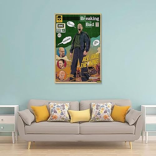 Miniatura 2 de Póster de Breaking Bad para decoración de dormitorio, 12 x 18 pulgadas