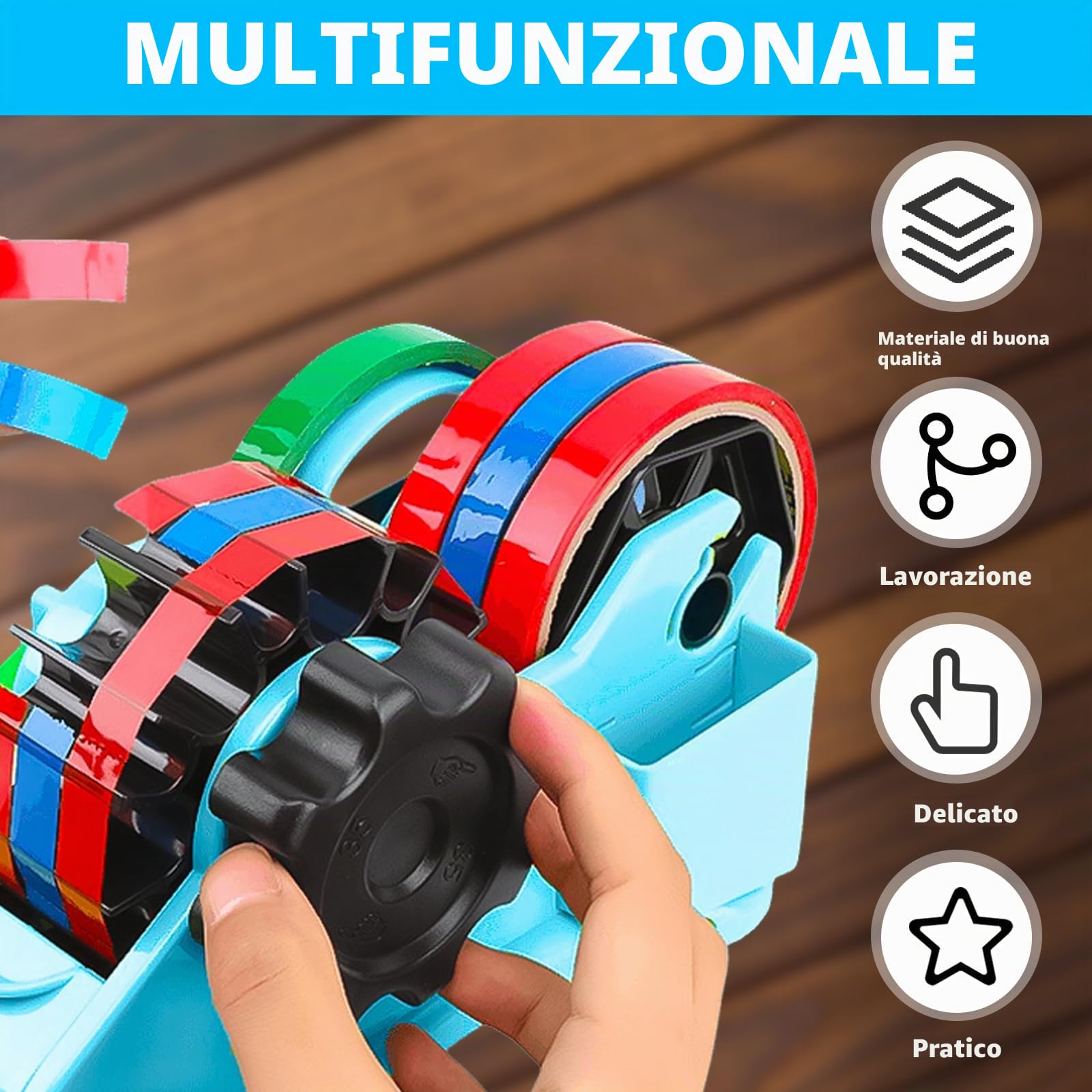 Distributore di nastro termico con più rotoli di tagli, nastro di calore a sublimazione per nastro di trasferimento termico, per incollare vinile su nastro