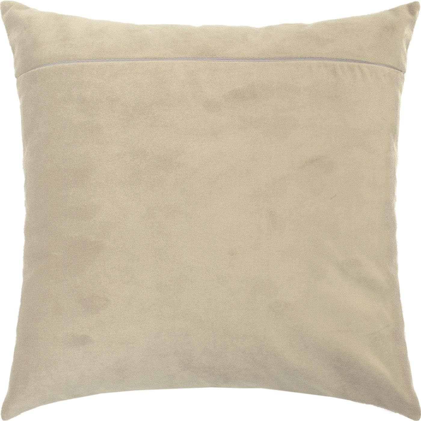 Brvsk Café au Lait. Velvet Backing for Throw Pillow Kits 16 × 16 inches (with Zipper) from Europe