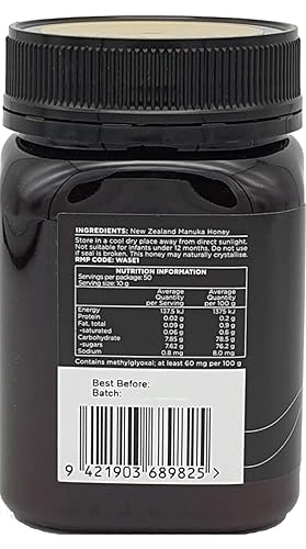 Miniatura 3 de Nueva Zelanda Manuka-Miel MGS16+ (MGO600+) 17.64 oz (3 Botellas)