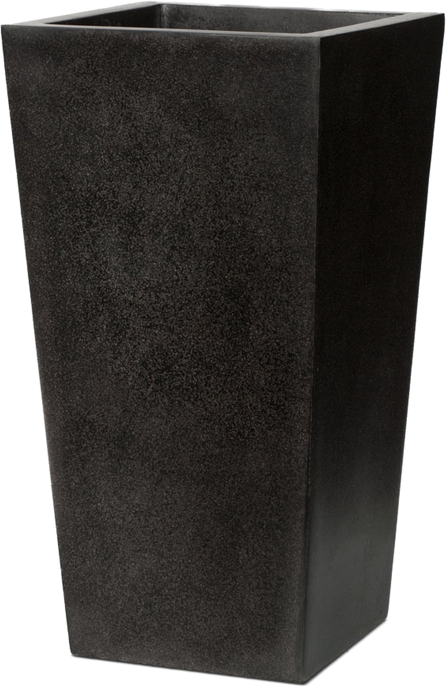 Cadix 90cm Tall Tapered Planter - Black