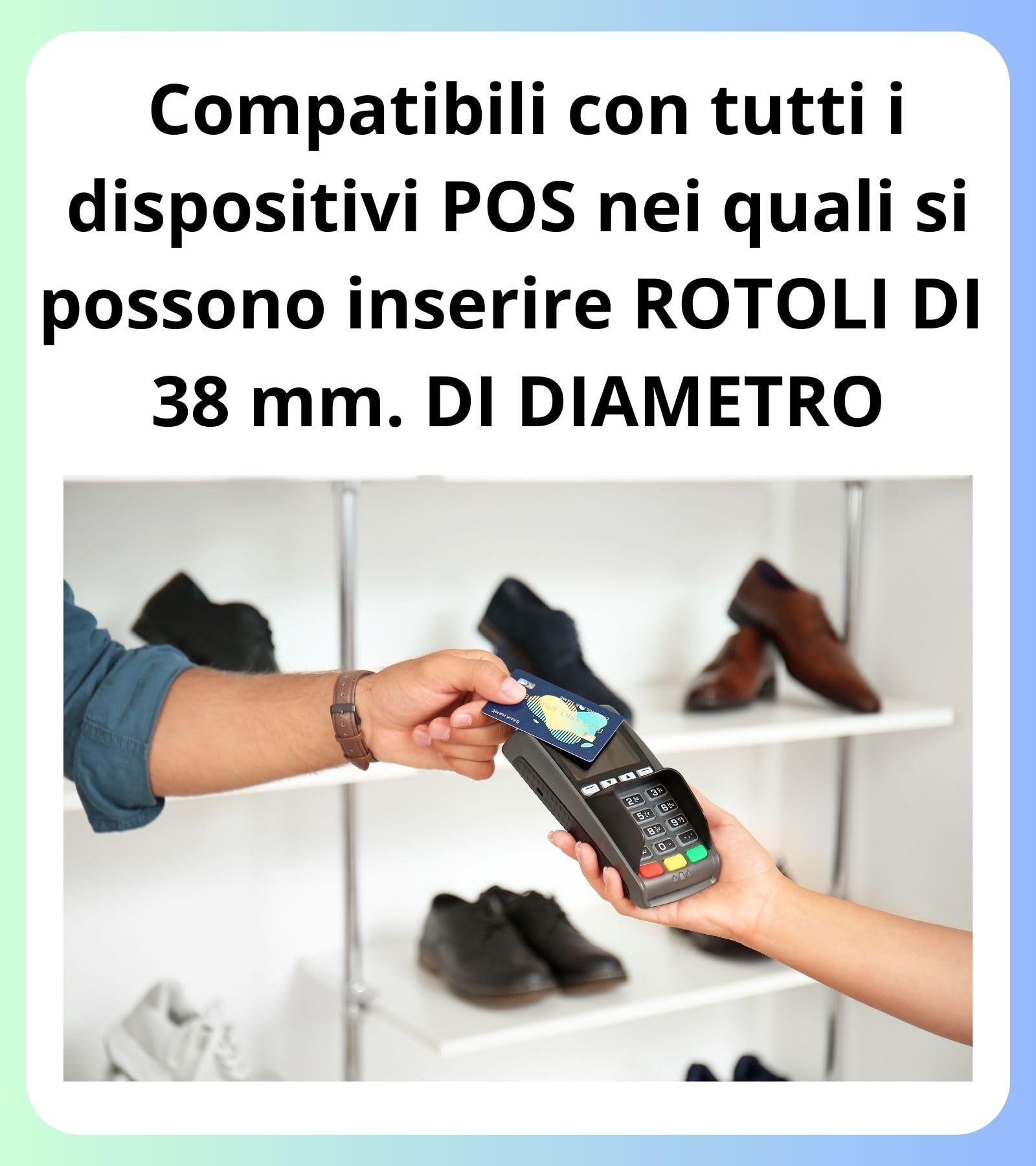 Rotoli per Pos senz’anima in carta termica BPA free - Rotomar Srl