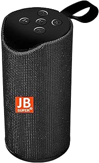 Eyetech बेस पोर्टेबल वायरलेस ब्लूटूथ स्पीकर 10W बिल्ट-इन माइक के साथ, TF कार्ड स्लॉट, JB2 USB पोर्ट - रैंडम रंग