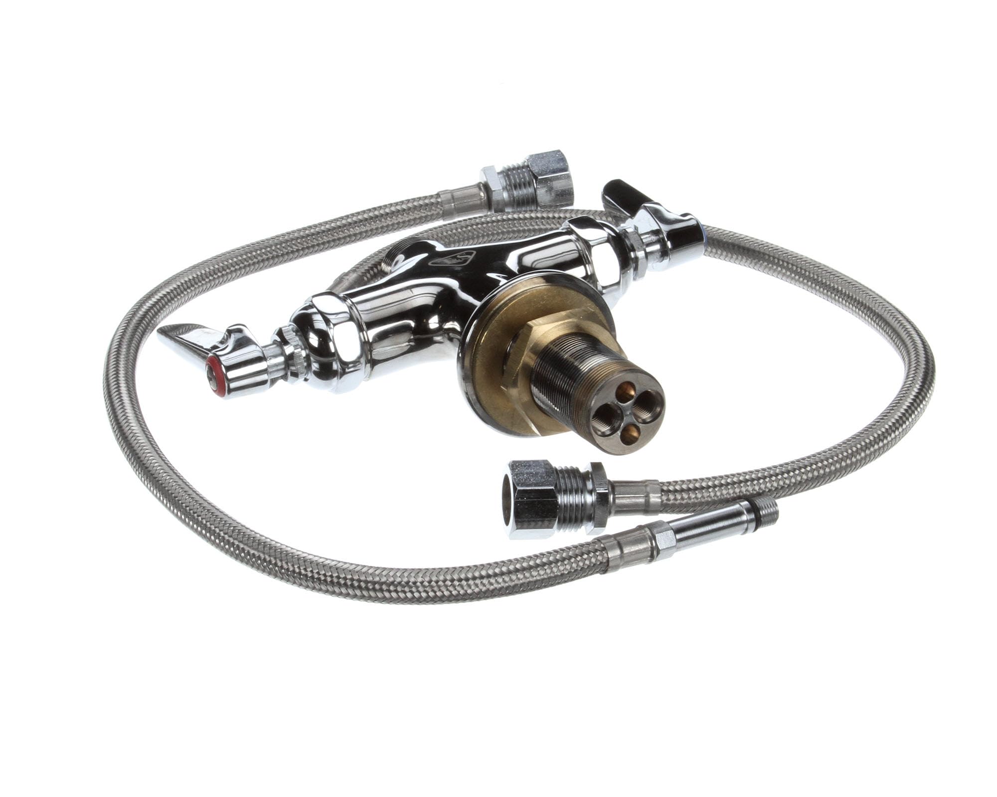 TS Brass B-0200-LN podwójna bateria do spiżarni, chrom