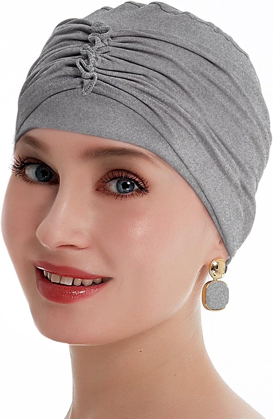 osvyo Soft Chemo Headwear Beanie Cap for Women Hair Loss- Hats for Cancer Handmade - Image 2