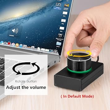 2021 Mini USB Volume Controller for Computer Speaker Key Mute Lossless Audio Control Knob (Color : D) (E)