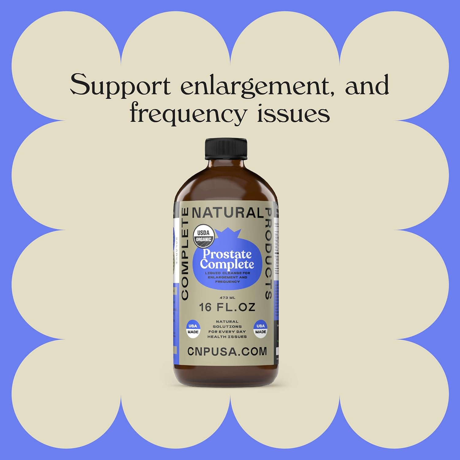 Complete Natural Products Prostate Complete - 16oz Glass Bottle