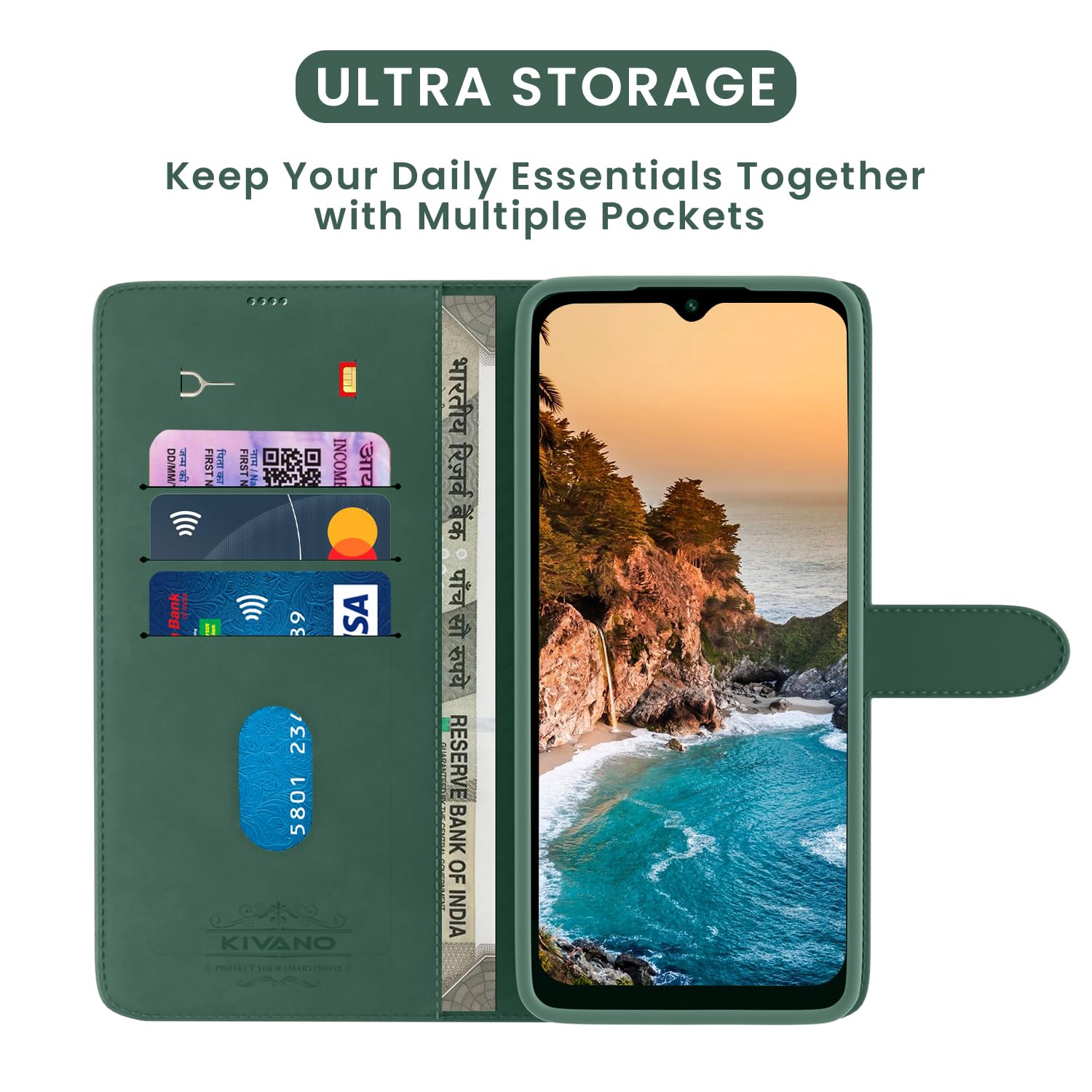 KIVANO LUXE Leather Flip Case for Redmi Note 12 Pro 5G -5 KIVANO LUXE Leather Flip Case for Redmi Note 12 Pro 5G -5