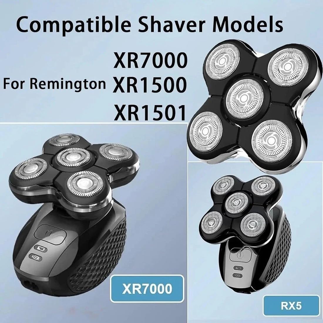 Wymienna głowica golarki kompatybilna z maszynkami Remington Ultimate Series XR1500, RX5