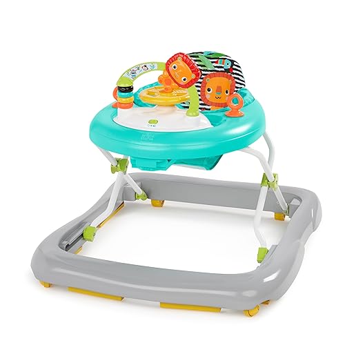 Bright Starts Zig Zag Zebra Baby Walker with Steering Wheel,