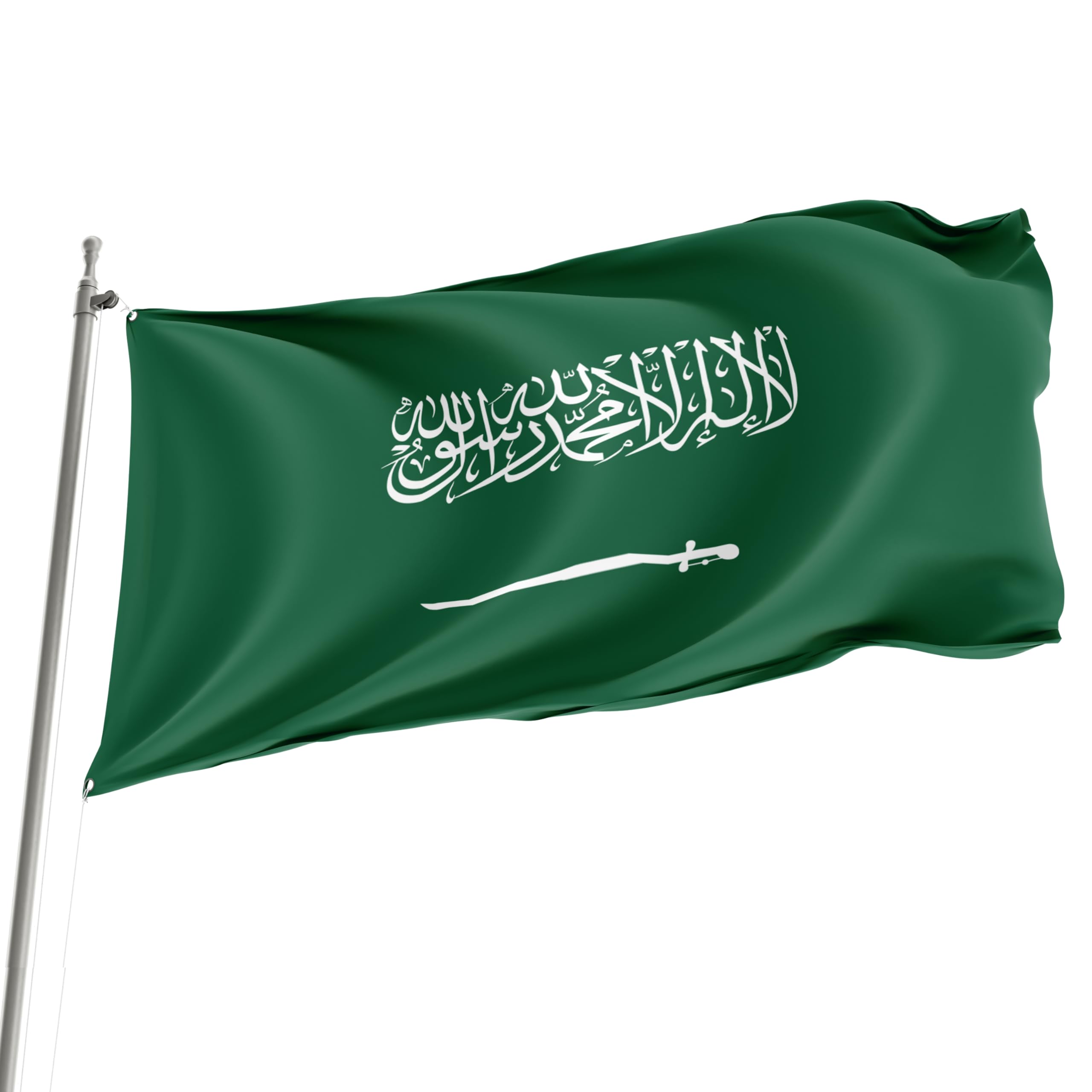 Kingdom Of Saudi Arabia - 150cm x 90cm Festival Event Flag, Multicolor