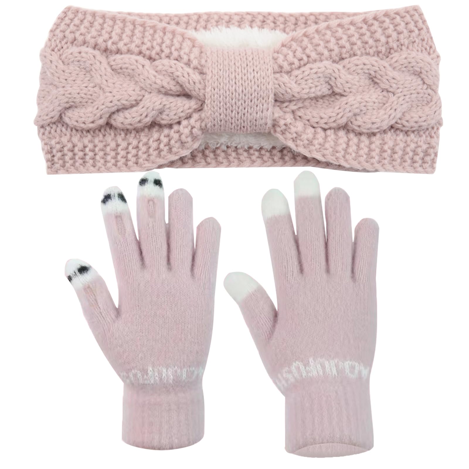 FOSDICK Winter Cable Knit Headbands Women Crochet Ear Warmer Headband