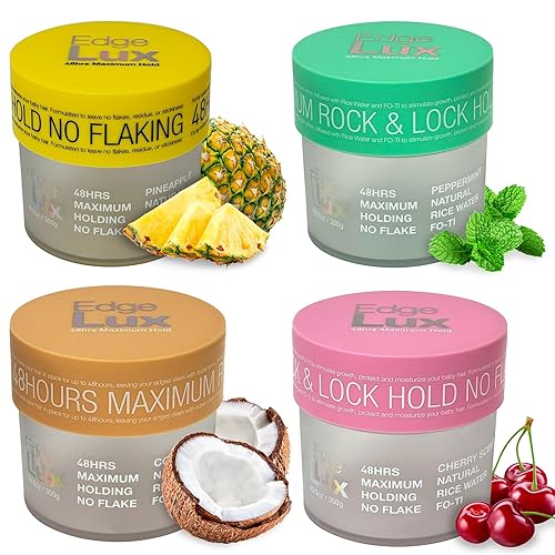 Miniatura 6 de Lux Collection Edge Lux Edge Control Cera de 48 horas de sujeción máxima sin descamación ingredientes naturales perfumados acondicionadores para el