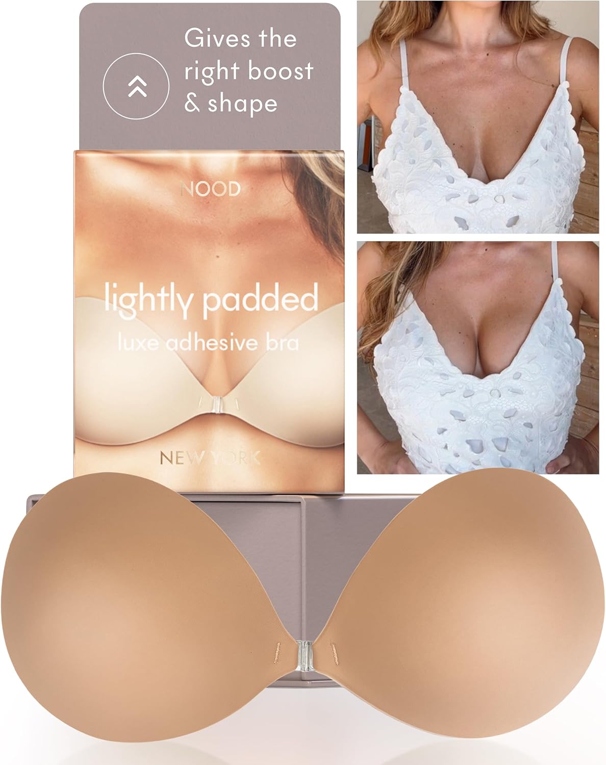 Women's Lightly Padded Luxe Adhesive Bra - Image 2