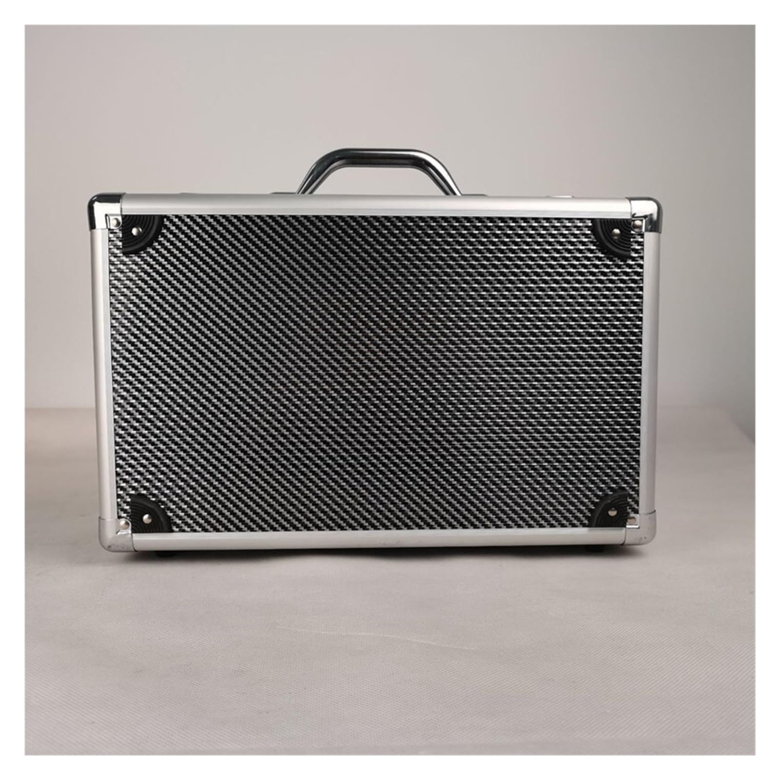 CVFRDD Security Safe Box Multifunctional Suitcase Tool Organizer Box Hard Case Portable Toolbox File Storage Organizers Instrument Carbon Fibre