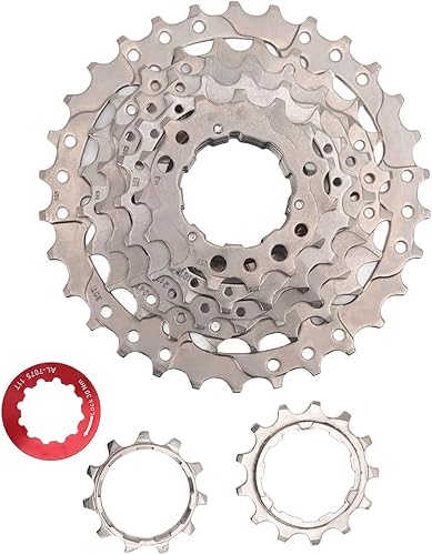 OUKENS Volante de 7 velocidades, rueda libre de alta resistencia de 7 velocidades 1130T, bicicleta de acero al molibdeno cromado, rueda libre