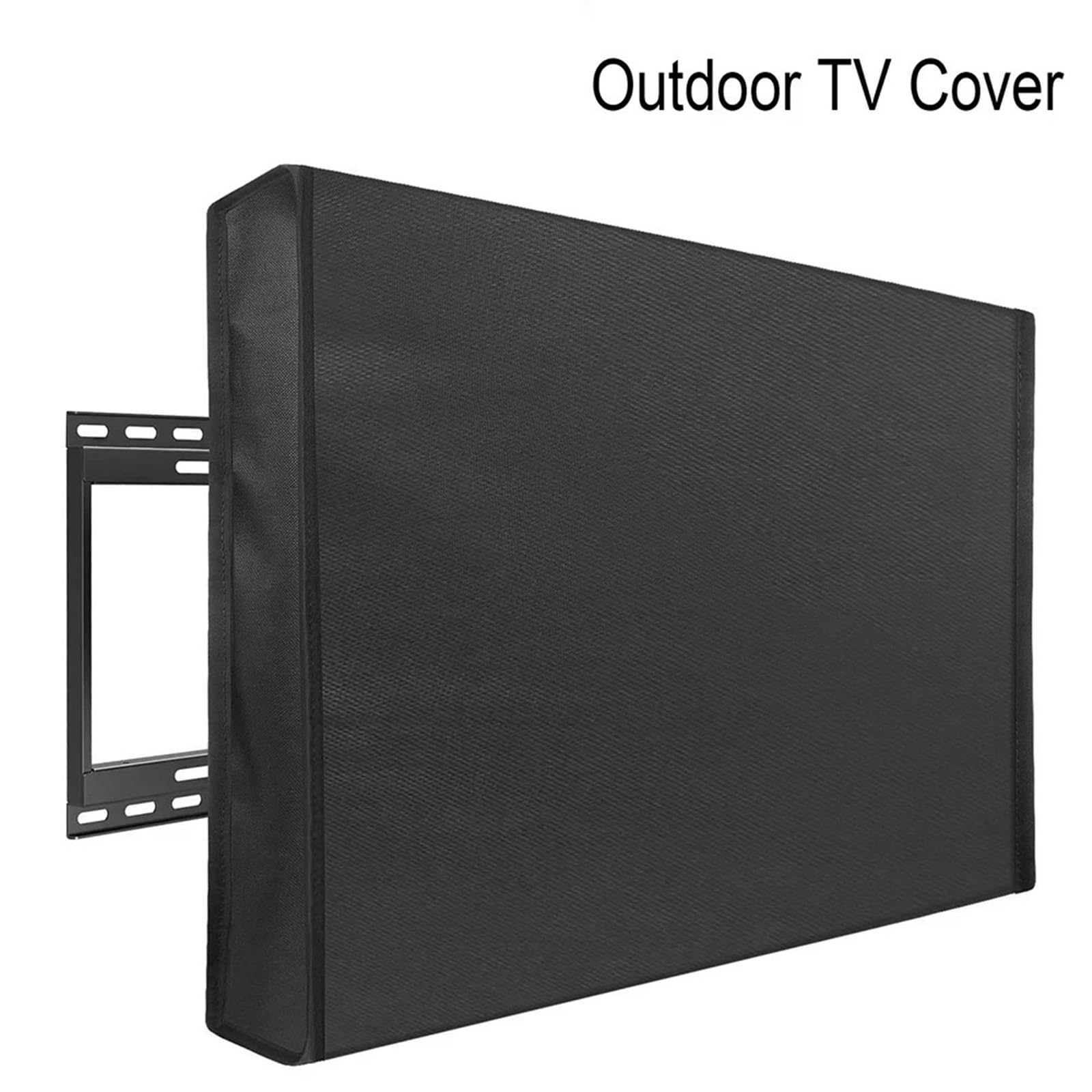 copri tv da esterno Copertura TV Giardino Patio Esterno Proteggi Schermo(Black,FOR 46-48inch TV)