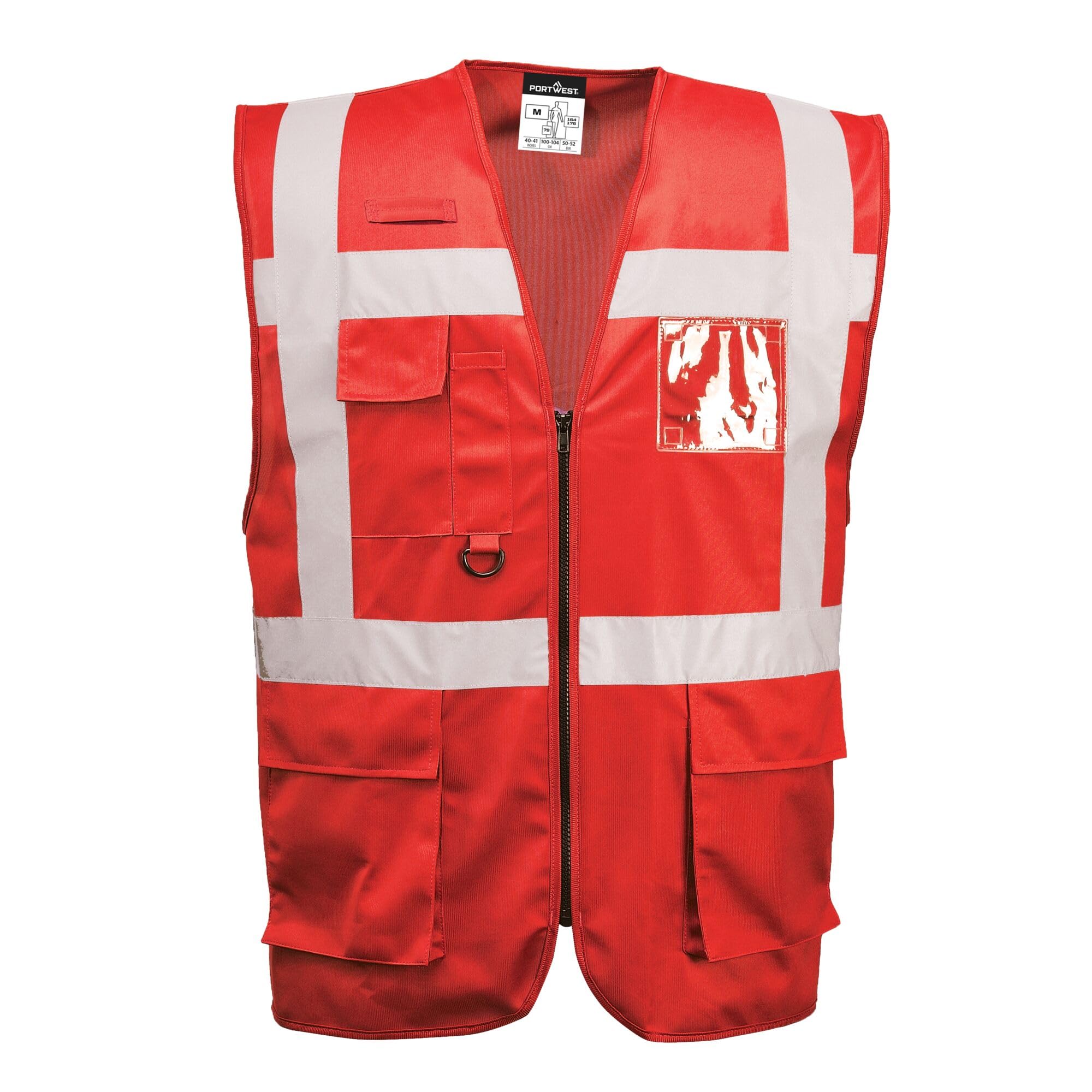 Portwest Iona Executive Vest, Size: XXXL, Colour: Red, F476RERXXXL