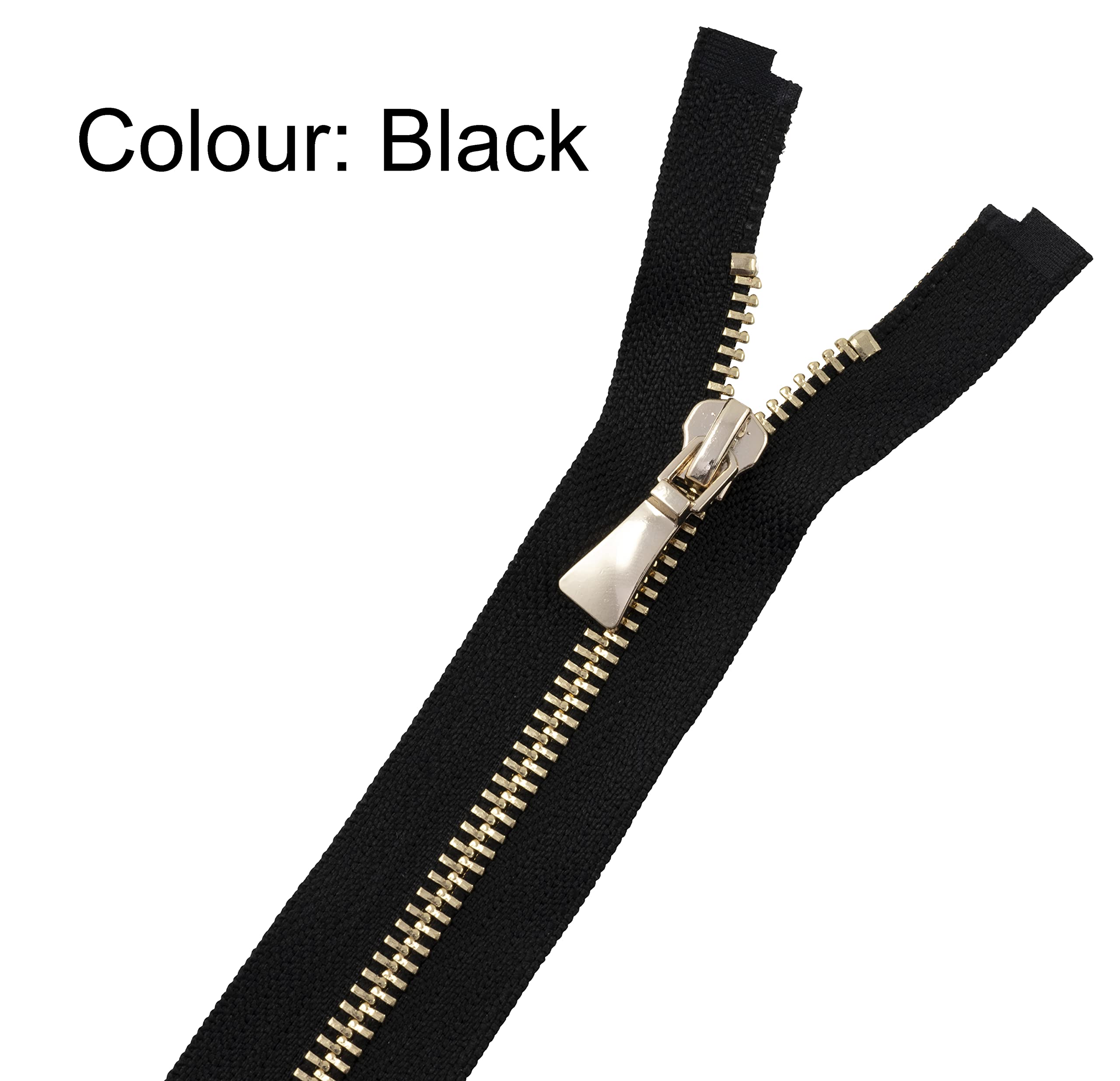 AERZETIX - C61404 - Fermeture éclair Séparable 85 Cm En Métal à Tirette