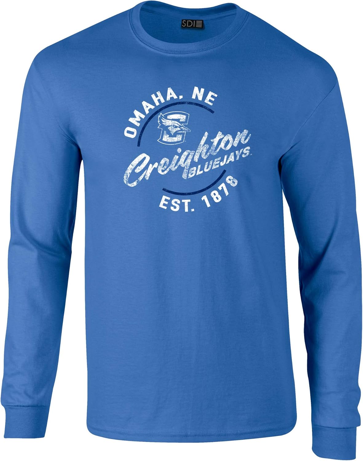 100% Cotton Long Sleeve Tee, Vintage Shadow Design