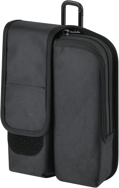 Portable Mosquito Repeller Storage Case, Fits Thermacell MR300/MR450 Thermacell Mosquito Portable Repeller, Carry Travel Case with Metal Belt Clip Attach to Packs, Camping Gear, Belts and More, Black