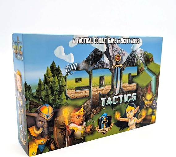 Tiny Epic Tactics Deluxe Strategic Battle Royal Combat Board Game, 1-4 Players, Ages 14+, Modular 3D Terrain & Exclusive Content