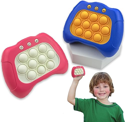 Miniatura 1 de Juego de 2 piezas de mano de empuje rápido, máquina de juego de rompecabezas de descompresión, juguetes para ansiedad para niños y niñas, juego de