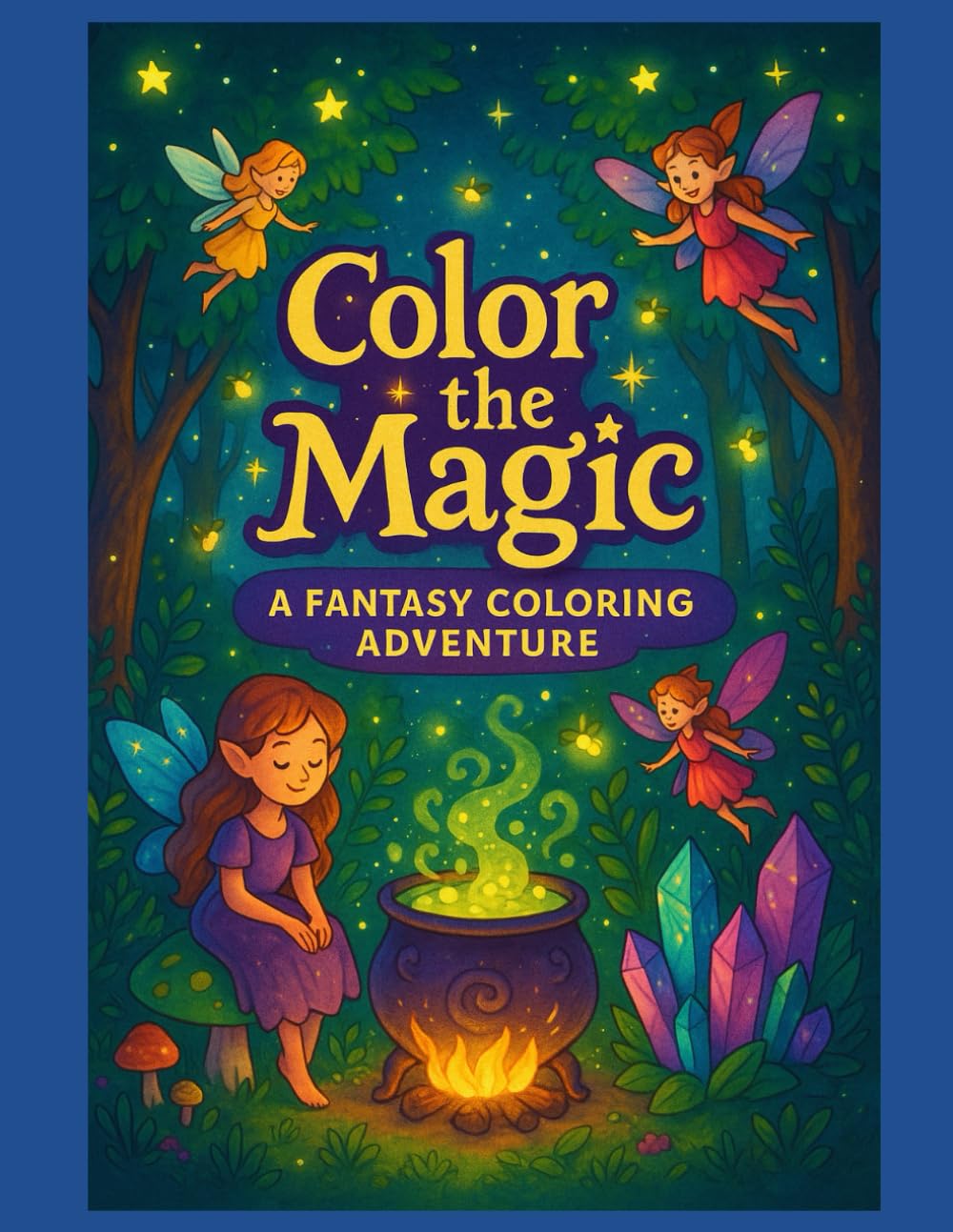 Color the Magic: A Fantasy Coloring Adventure
