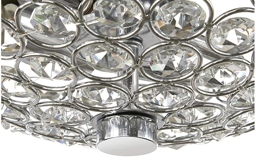 Miniatura 7 de Home Decorators Barclay - Soporte empotrado de 2 luces cromado y cristal