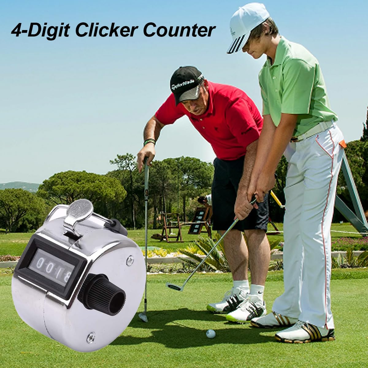 Compteur De Clic à 4 Chiffres,Compte Personne Manuel,Compteur à 4 Chiffres En Plastique ABS,Compteur Manuel Couleur,Compteur à Cliquer Pour