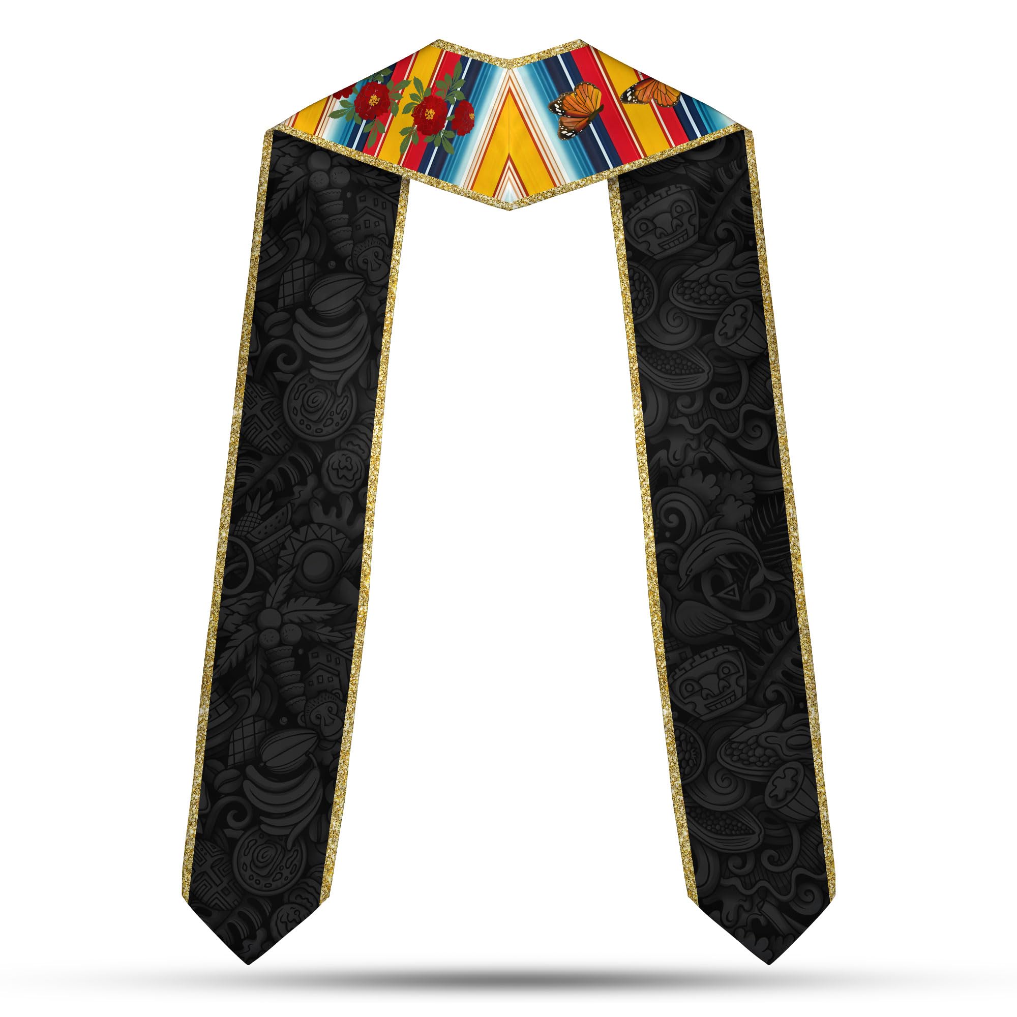 MonkeyVan Colombians Graduation Sash, Custom Colombians American Flag Graduation Sash 2025, Colombia Graduation Stole Style 17