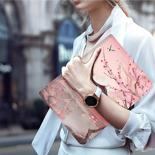 Vista 53 de Funda para Kindle de 6 pulgadas (11.ª generación, versión 2024/2022) delgada de piel sintética, ajustable, multiángulo, Smart Shell con función