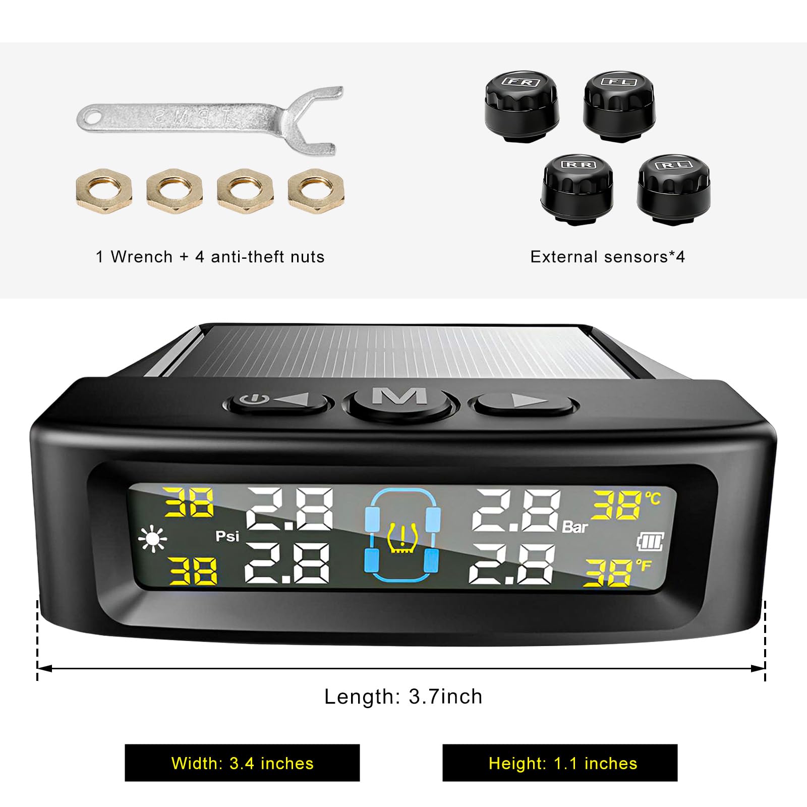 Tire Pressure Monitoring System - Key Features