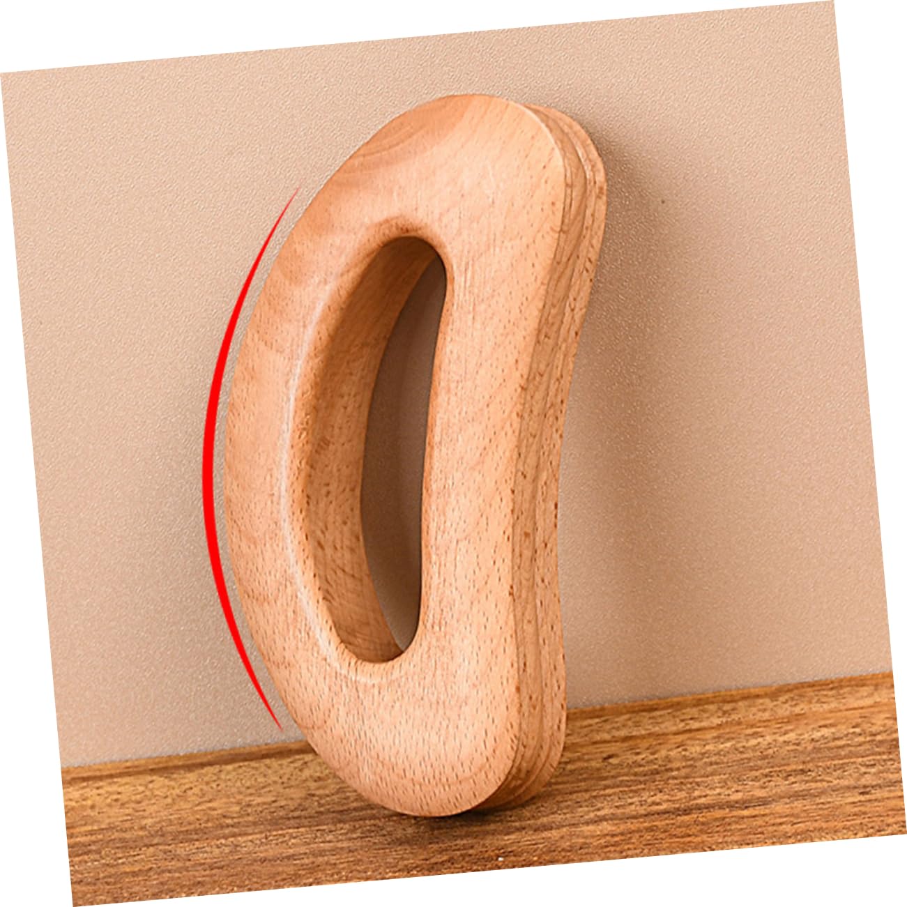 Healeved 5St Massagegerät aus Holz Werkzeug Massagerolle Rückenkracher gegen Rückenschmerzen Muskel Nacken-Schulter-Massagegerät Rück Wiederverwendbares hölzern