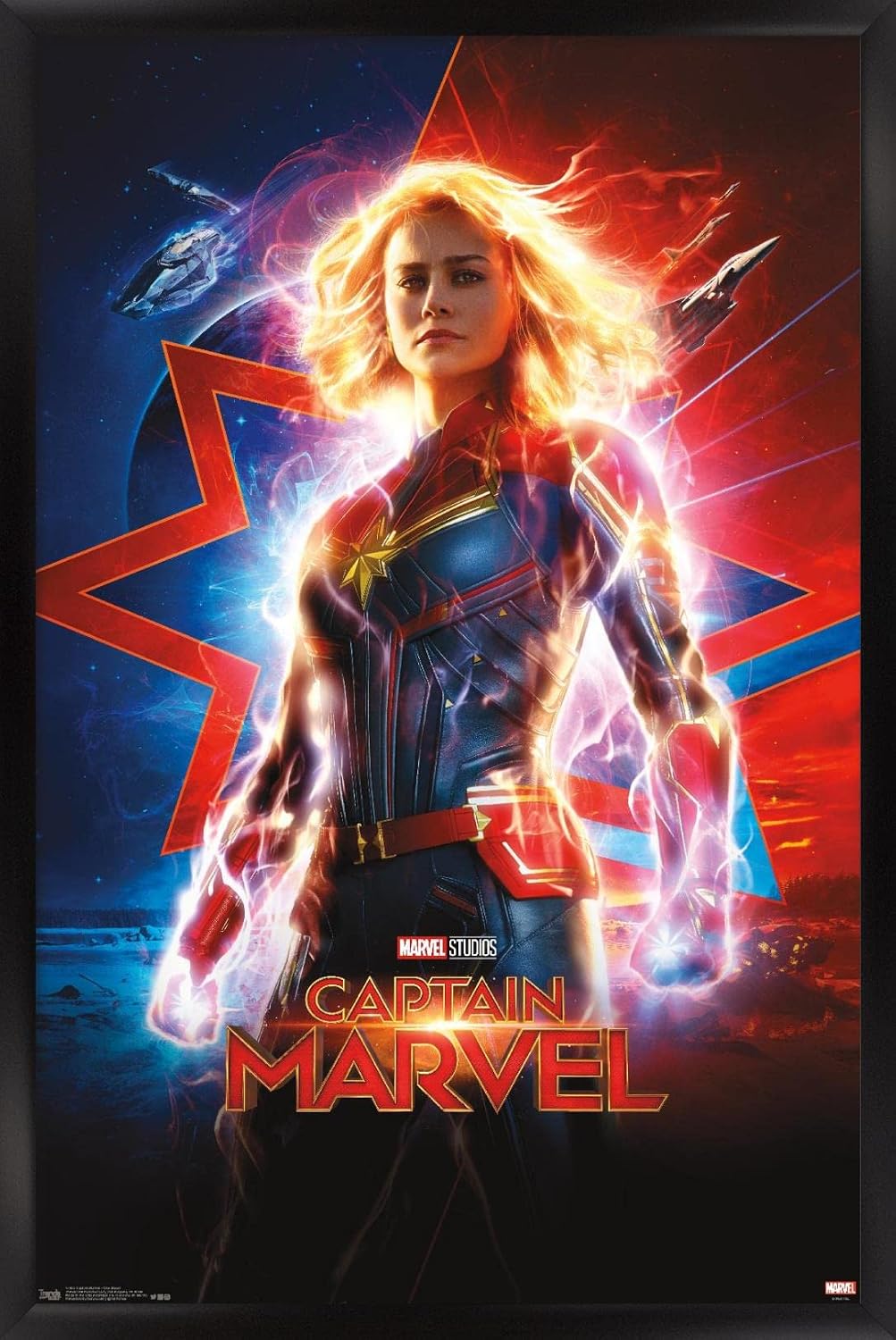 Trends International Marvel Cinematic Universe - Captain Marvel - One Sheet Wall Poster, 22.375" x 34", Premium Unframed Version
