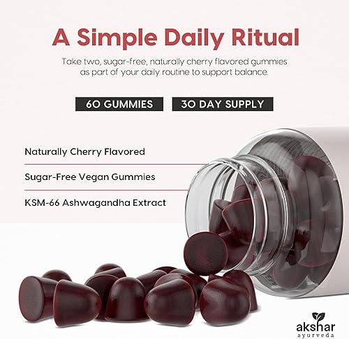 Miniatura 5 de AKSHAR Ayurveda Ashwagandha KSM-66 Gummies - 1 paquete