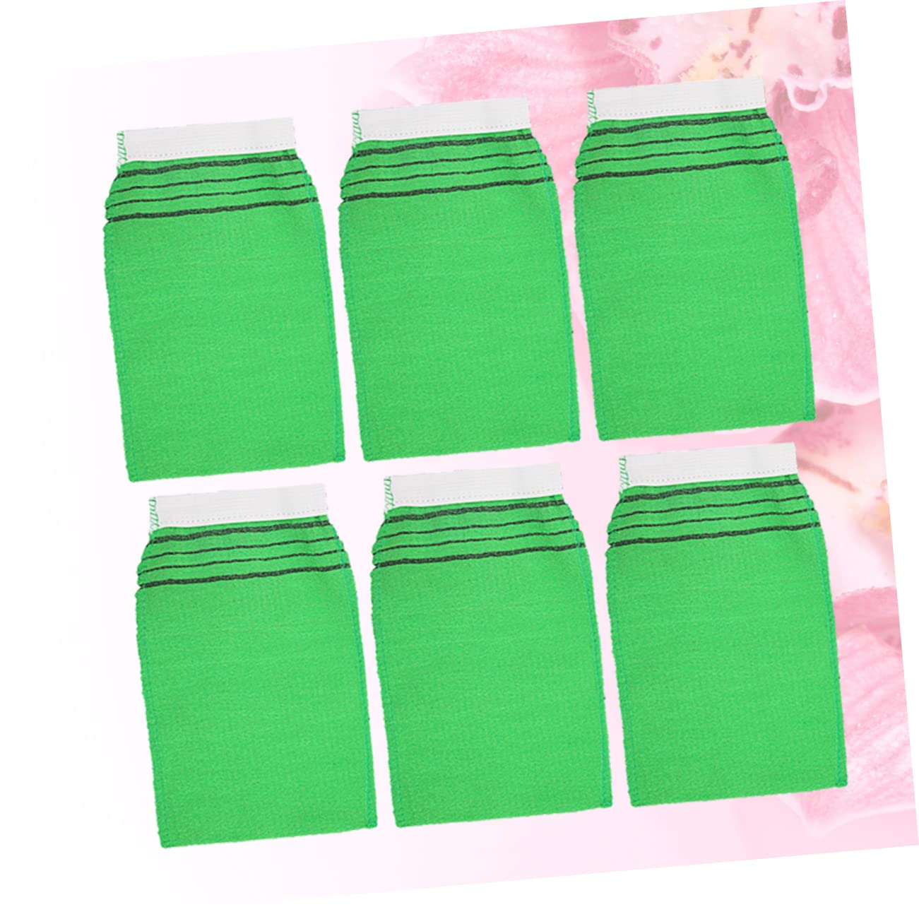 Healeved 30pezzi Guanti Da Bagno Di Seta Artificiale Guanti Esfolianti Per Sauna e Teli Per Lavaggio Casa Verde Comfort e Pulizia Senza Danni Alla