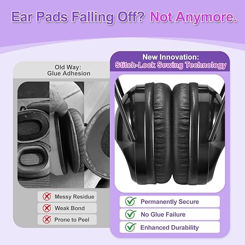 Vista 2 de ZOHAN Paquete de 2 protectores auditivos para niños, auriculares con cancelación de ruido para conciertos, camiones monstruos, fuegos artificiales