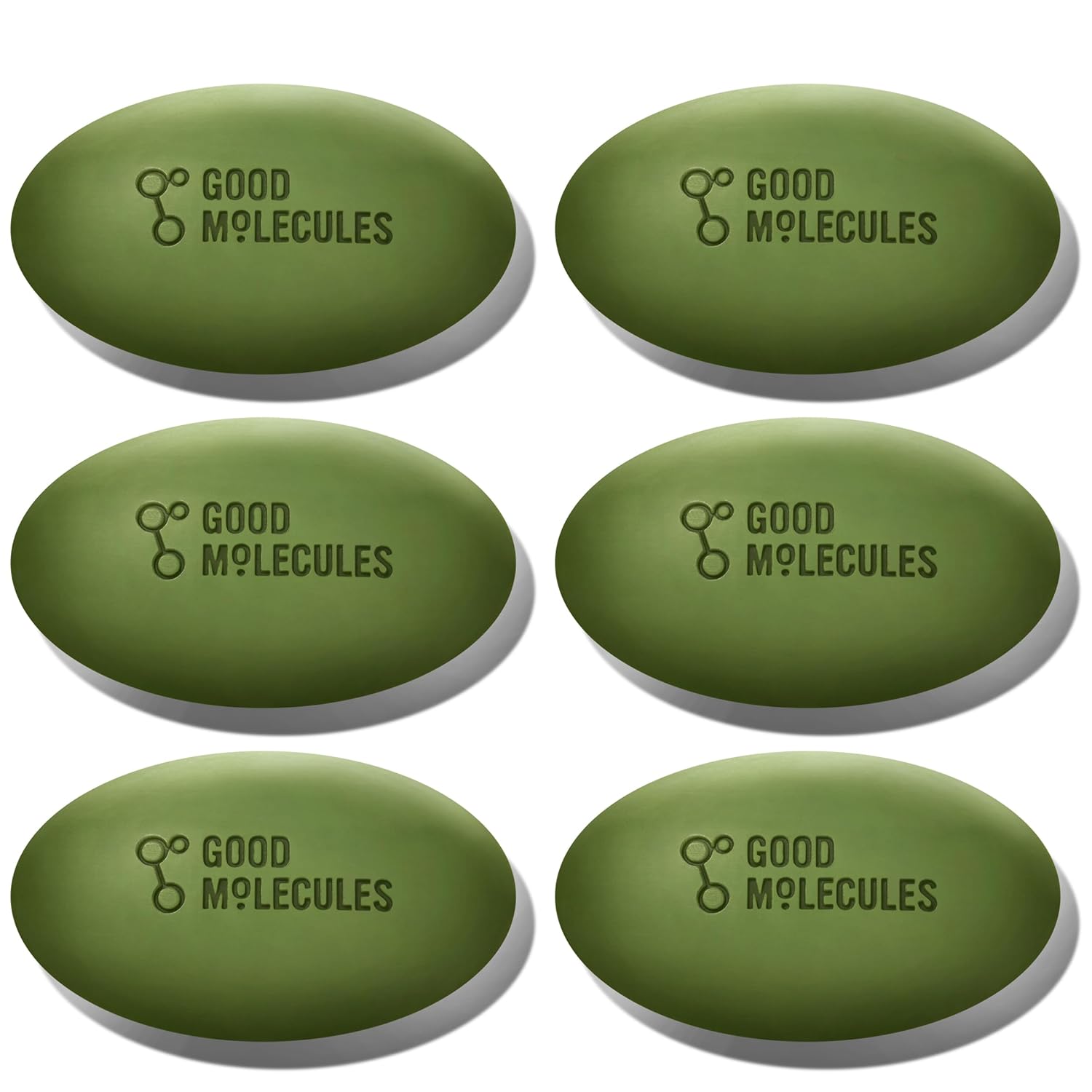 Good Molecules Brightening & Dark Spots Bar Pack 6 – 85 g / 3 oz Each | Soap Free Face & Body Cleansing Bar with Tranexamic Acid, Kojic Acid & Niacinamide