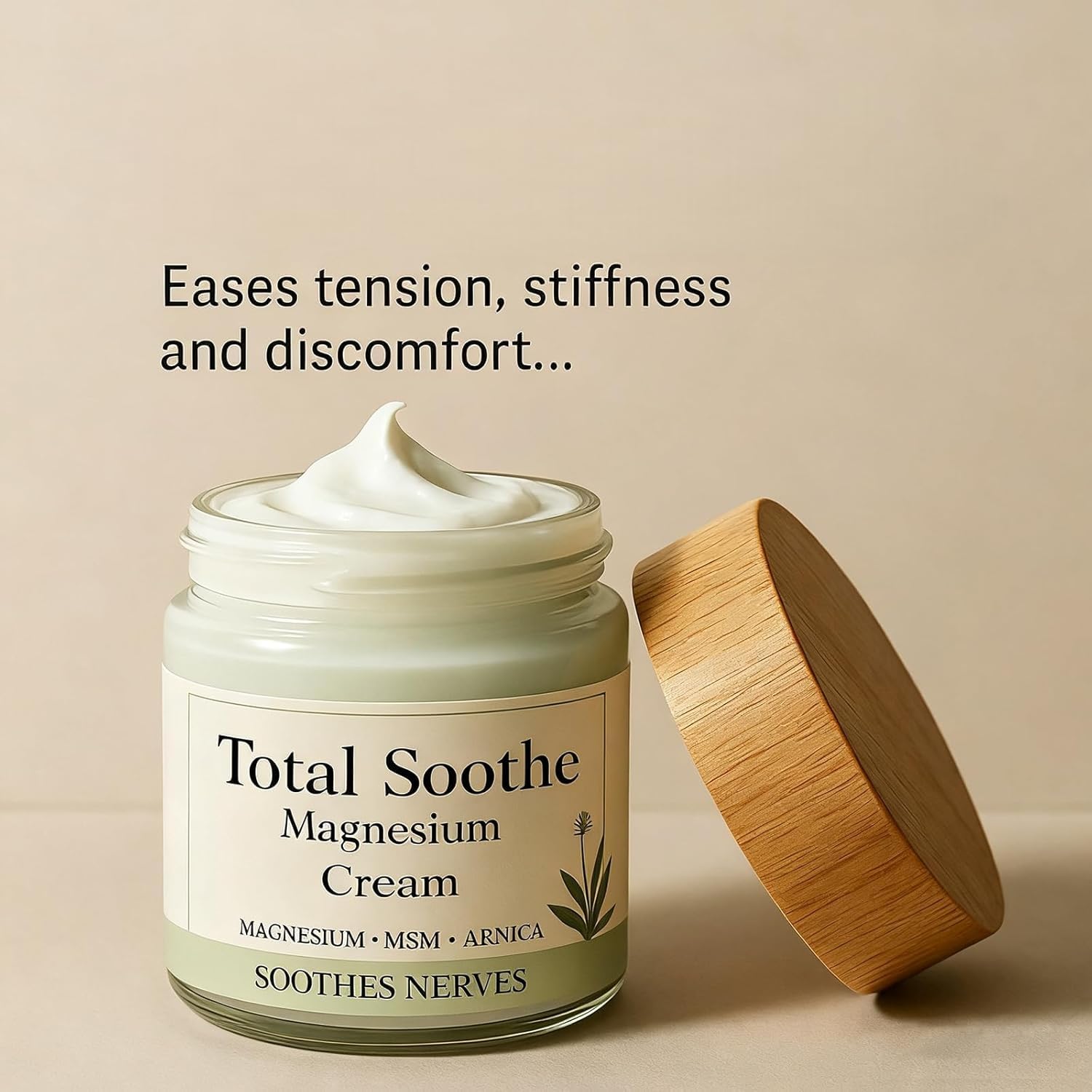 Total Soothe Magnesium Cream,Nerve Relief Cream,Joint Relief with Mineral Formula