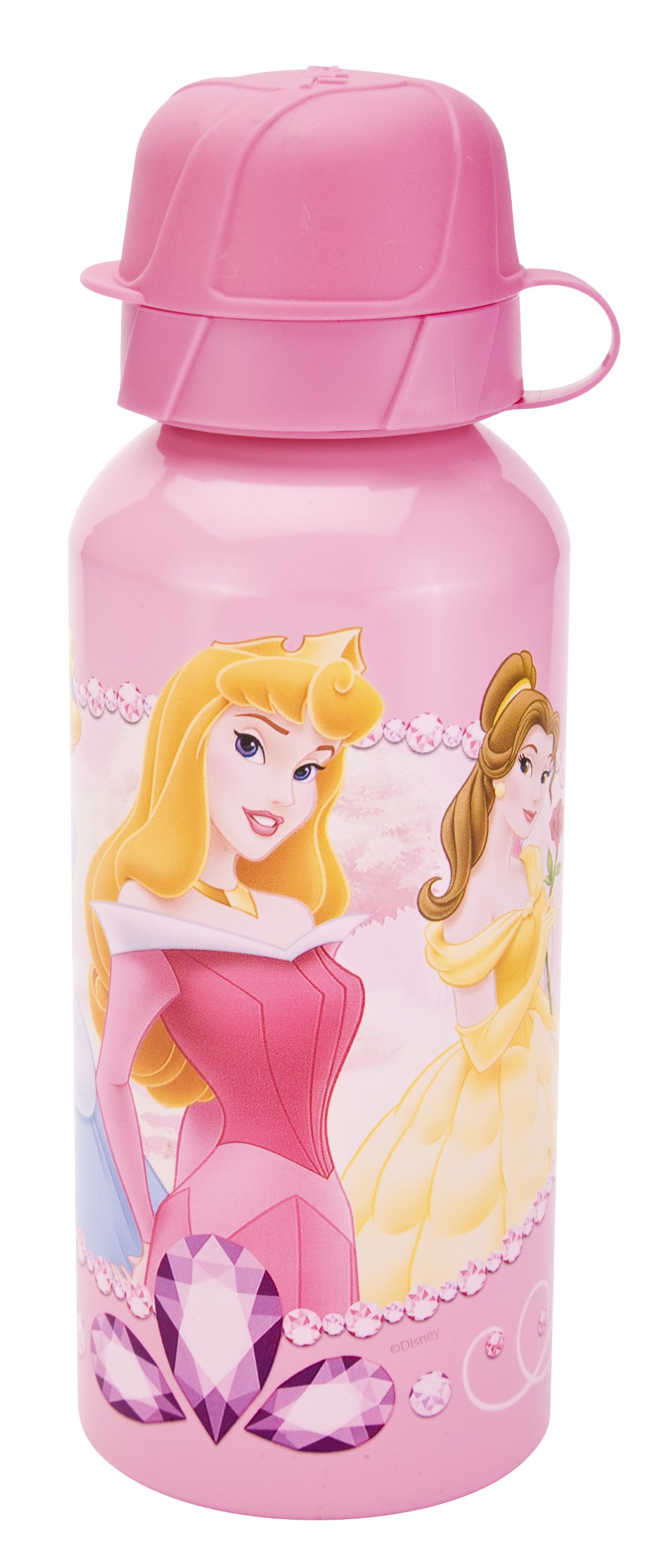Zak Designs - Borraccia sportiva in alluminio, motivo: Principesse Disney