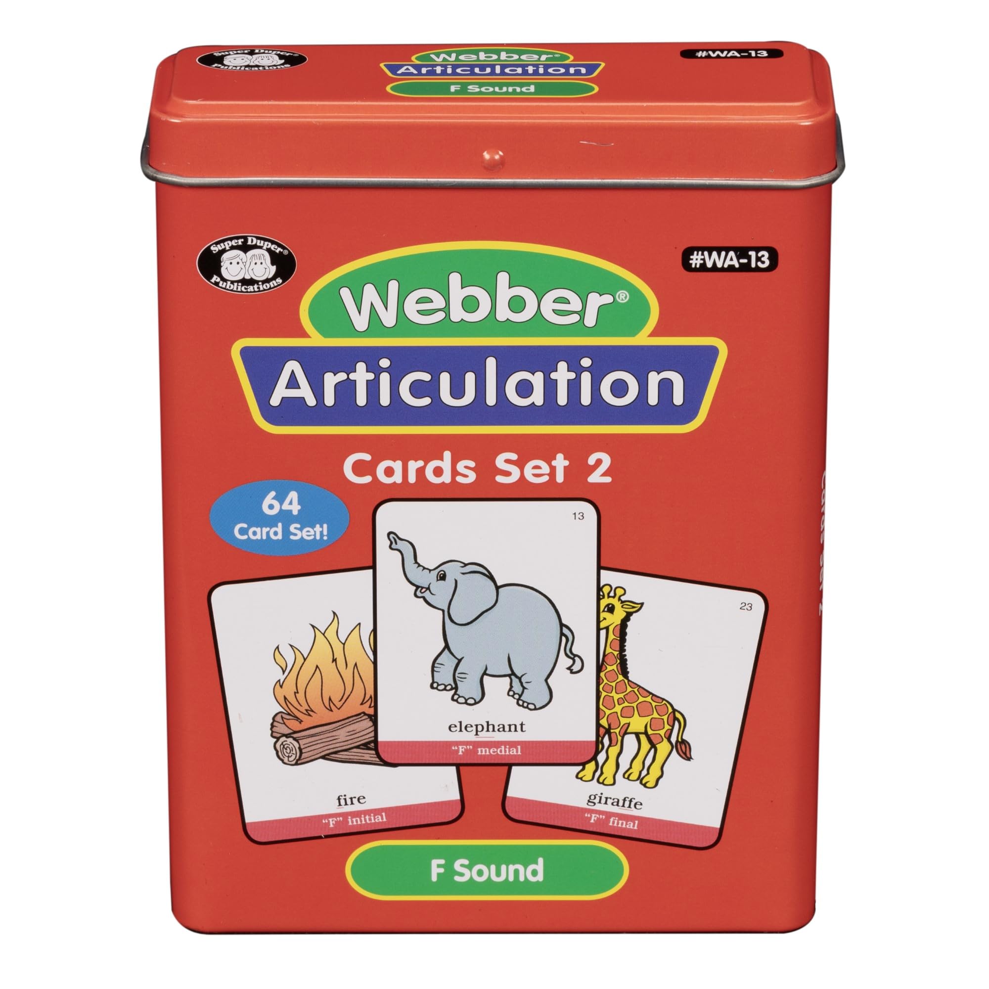 Super Duper Publications | Articulation F Sound Fun Deck | Vocabulary and Language Development Flash Cards | Educational Learning Materials for Children