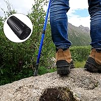 Vista 8 de Healifty 4 puntas de bastón de senderismo, puntas de bastón de senderismo, puntas de goma de repuesto para bastones de senderismo, bastones