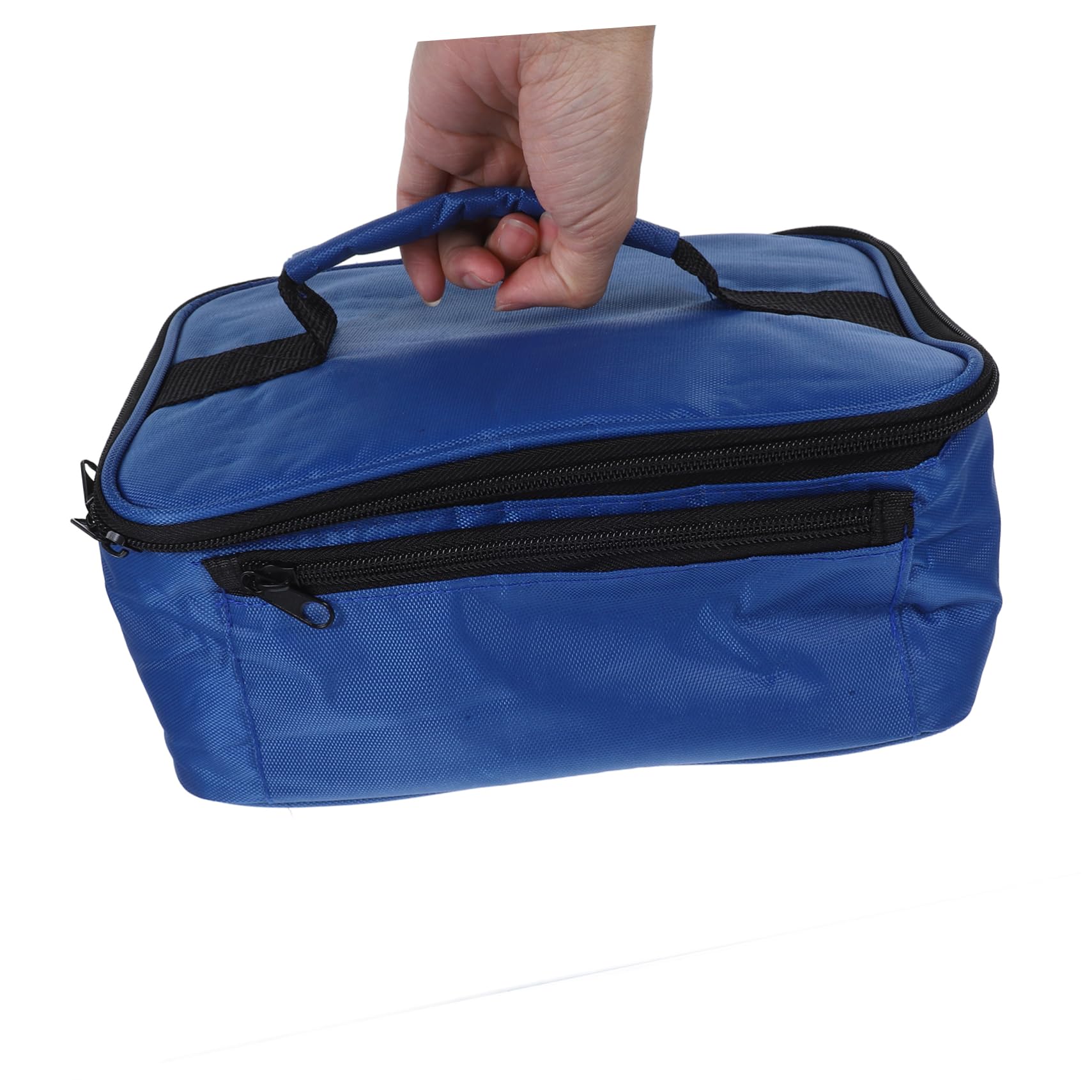 Amosfun Bolsa de Almuerzo Aislante para Coche 12v Material de Tela Oxford y Aluminio, Mantiene Temperatura Constante y Recalienta Alimentos, Adecuado para Oficina y Senderismo