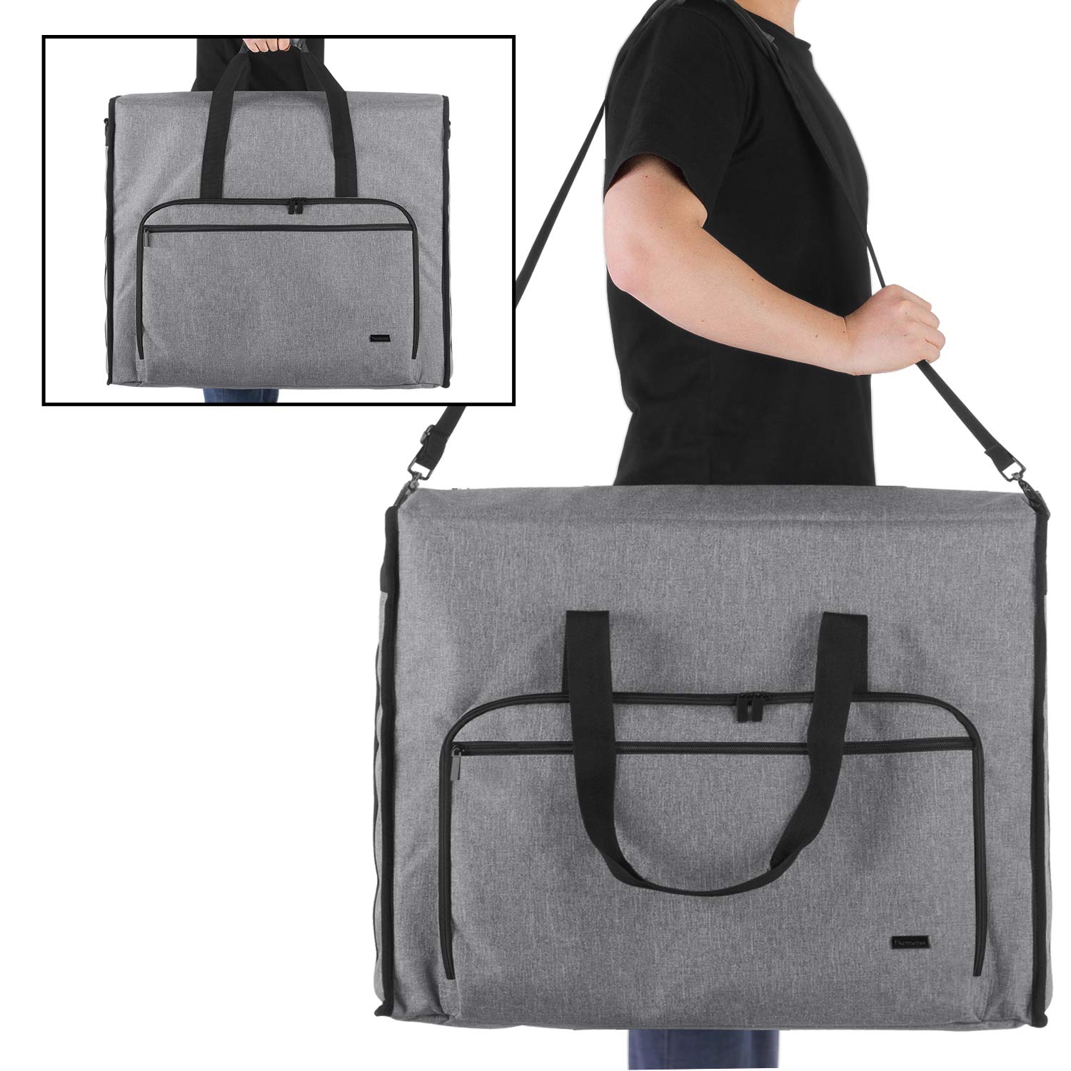 Damero Tragetasche Kompatibel mit Apple iMac 27 Zoll, Tragetasche Kompatibel mit Apple iMac 27 Zoll und anderem Zubehör, Grau